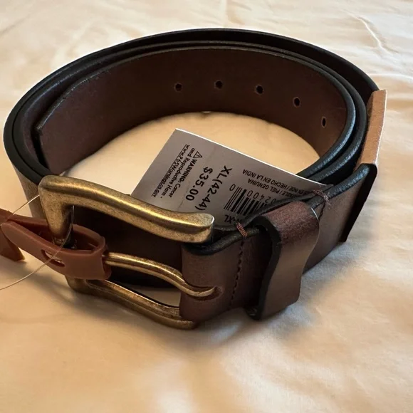 Stone Mountain Accessories Brown Leather Belt - Picture 2 of 3